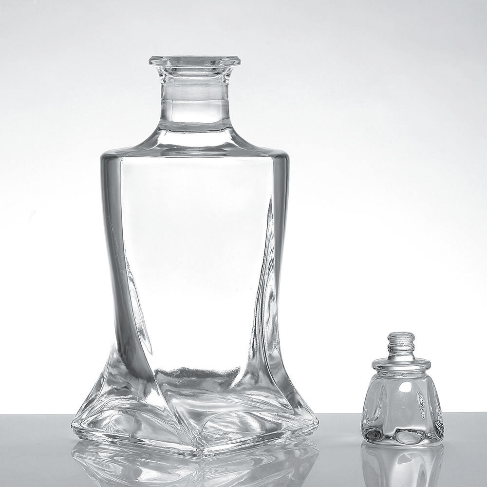 Botellas de vidrio decorativas personalizadas premium para mejorar la imagen de marca