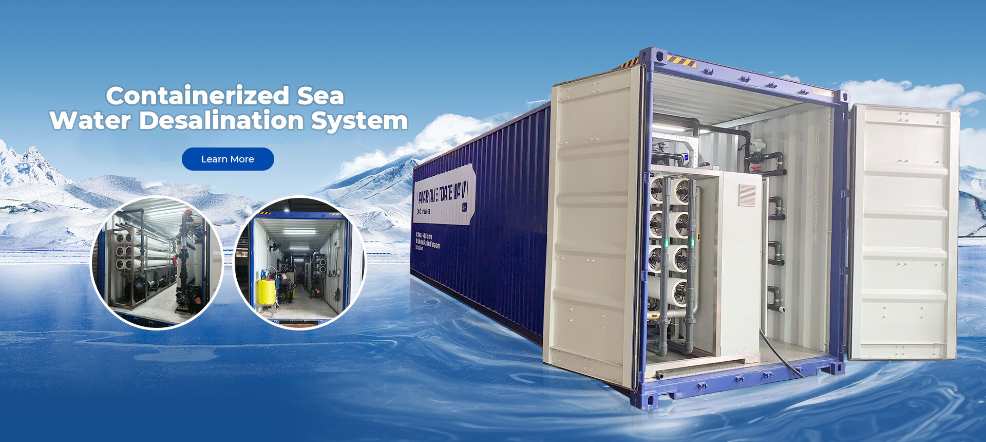 Reverse osmosis water treatment system, desalination of ocean water, ultrafiltration system Supplier - VOCEE