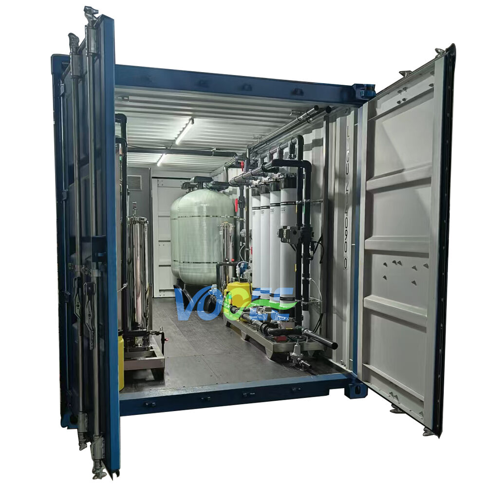 कंटेनरीकृत 120 मी³/दिन की क्षमता वाली रिवर्स ऑस्मोसिस प्रणाली ब्लूबेरी सिंचाई के लिए