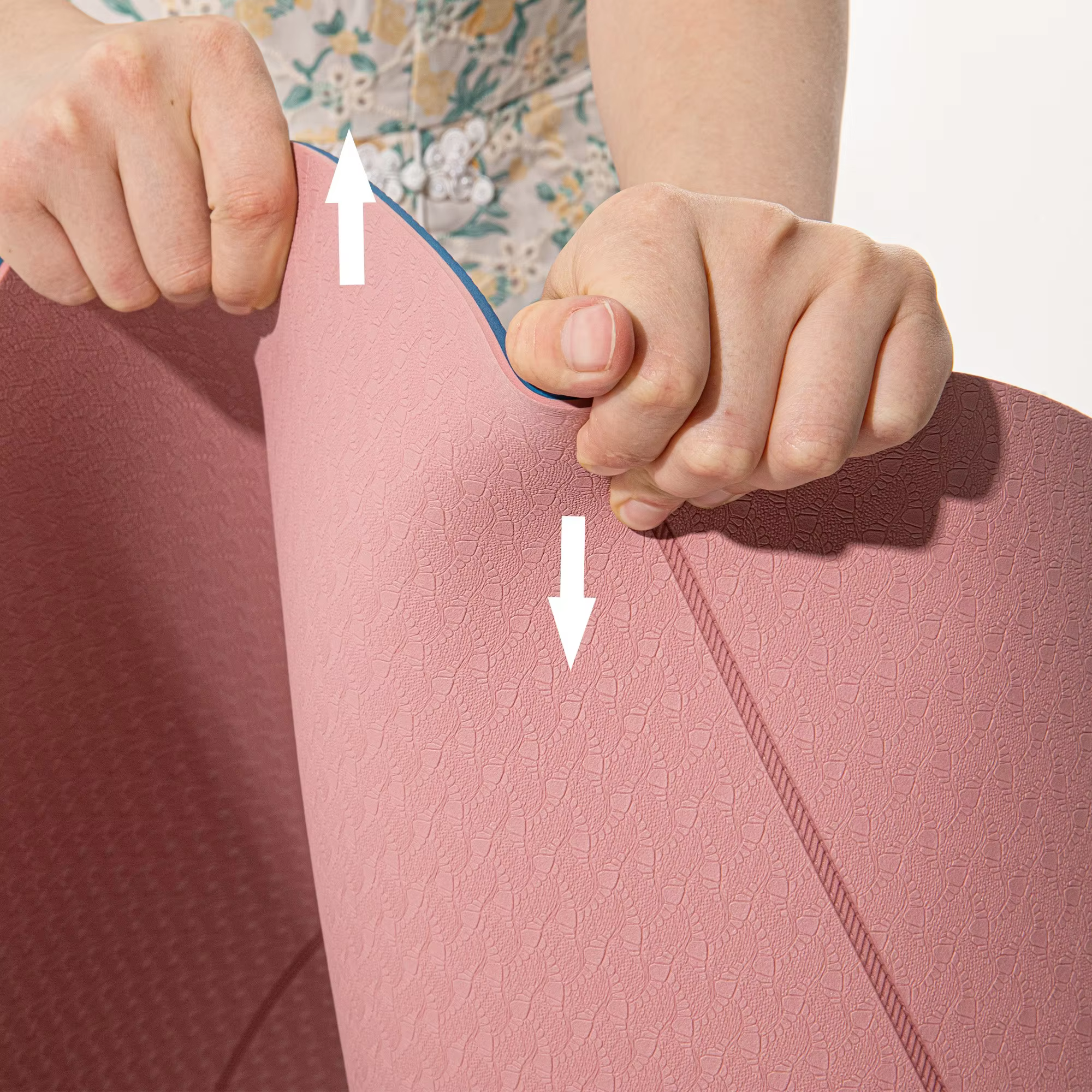 Wholesale Custom Printed TPE Gymnastics Fitness Pilates Yoga Mat With Logo Eco-Friendly Durable Yoga Mats manufacture