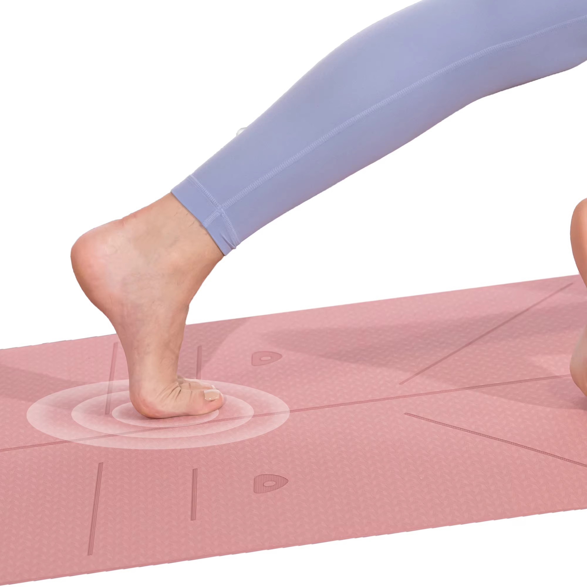 Wholesale Custom Printed TPE Gymnastics Fitness Pilates Yoga Mat With Logo Eco-Friendly Durable Yoga Mats factory