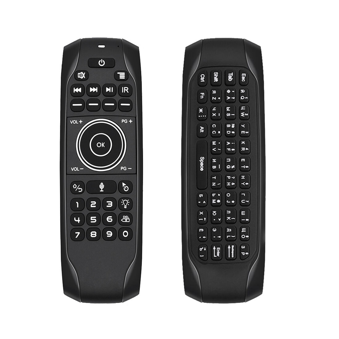 G7R pro Russian Mini Keyboard 2.4Ghz Wireless Voice Air Mouse Smart Remote Control 