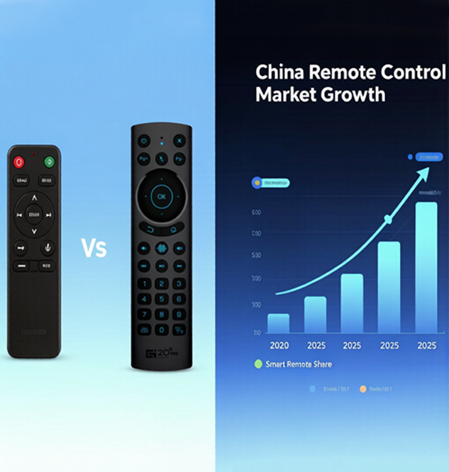 The market size of Chinese remote controllers is steadily growing, with intelligence and green technology becoming the main trends