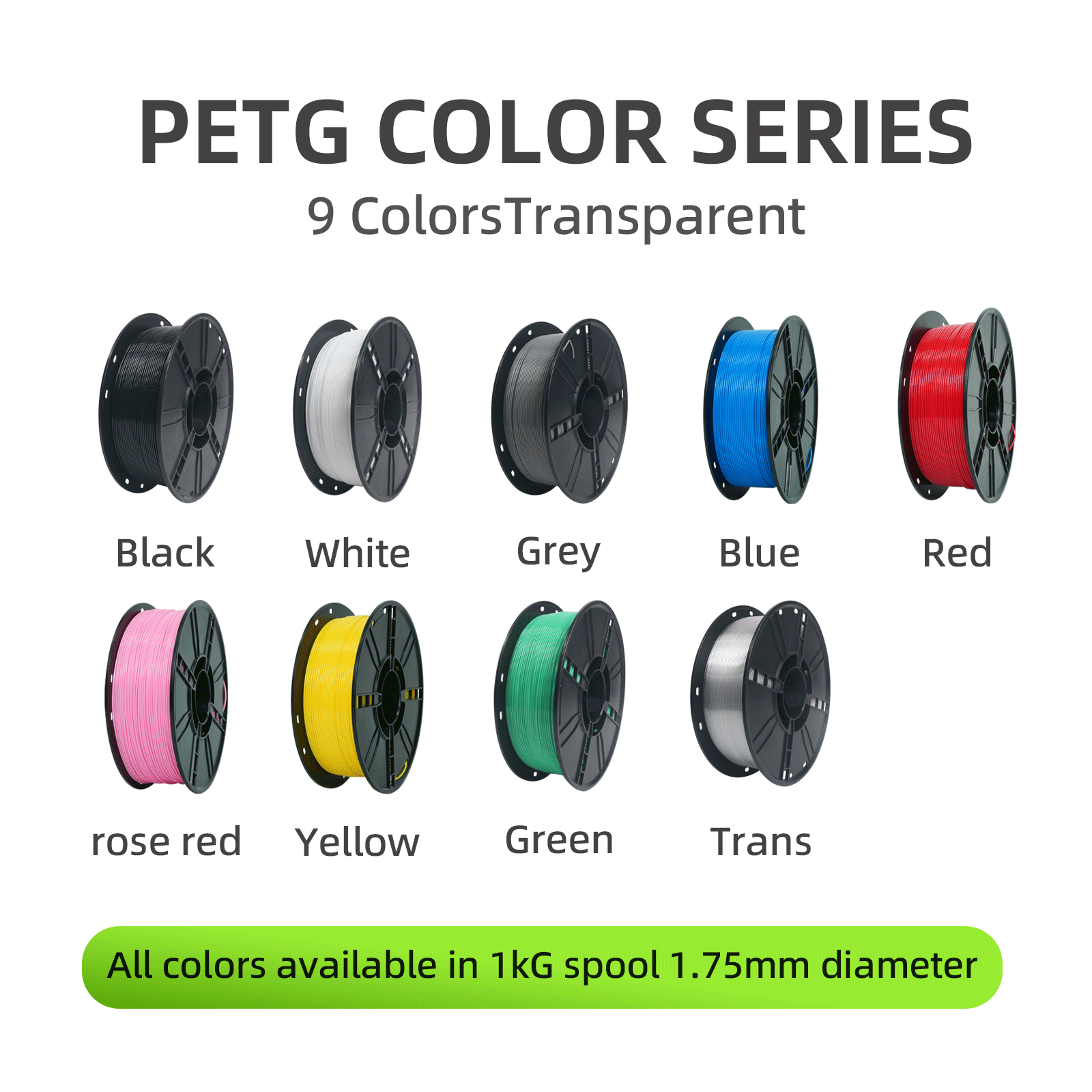 Unmatched Quality and Performance of Transparent 3D Printer Filament