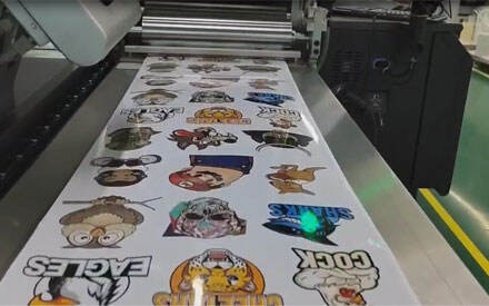 Die cut sticker printing