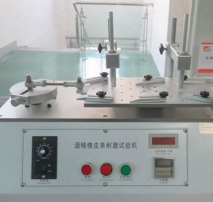 Alcohol Rubber Strip Wear resistant Testing Machine