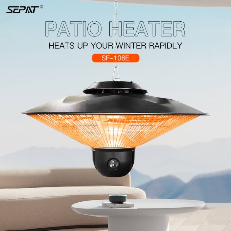 WEIYE SEPAT SF-106E Special Umbrella Design Remote Safety Mesh Carbon fiber tube Heater IP44