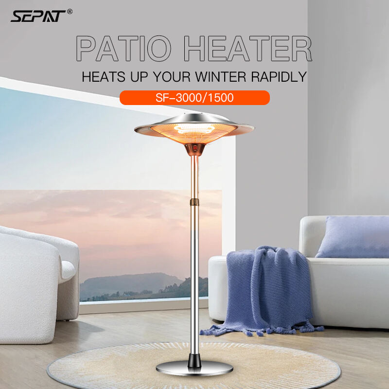 3000W 1500W Energy Saving Electrical Hanging Heater Carbon Crystal Fiber Heating Intelligent  Remote Control IP44
