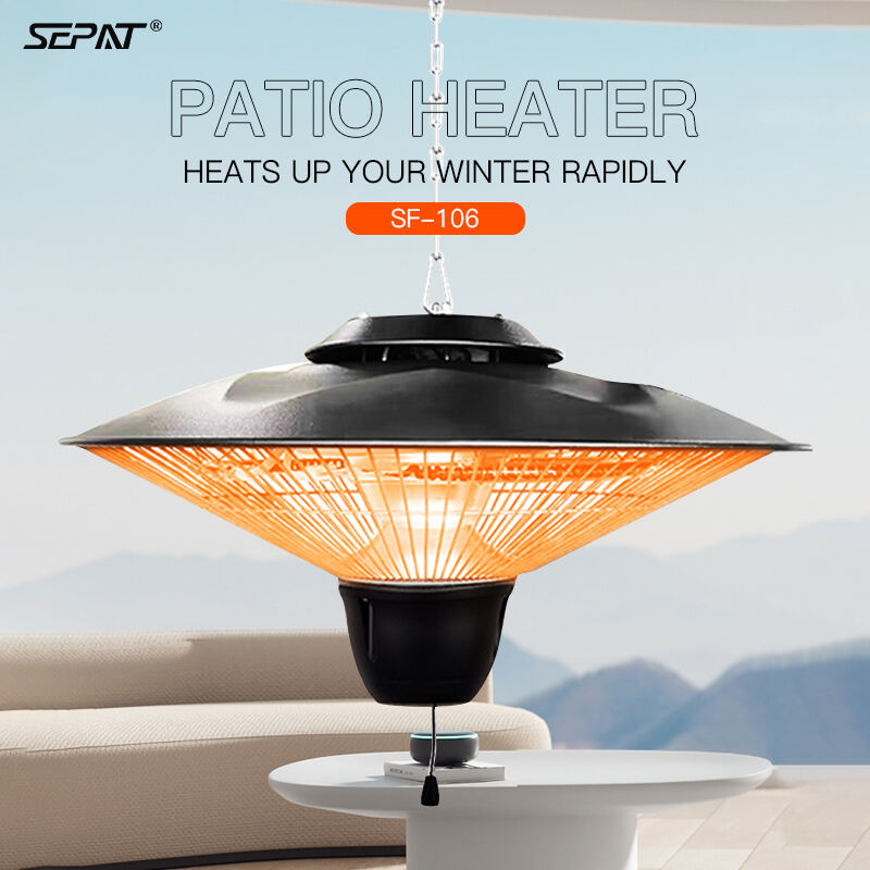 WEIYE SEPAT SF-106 Special Umbrella Design 3-Settings Adjustment  Carbon Fiber Tube Heater IP65