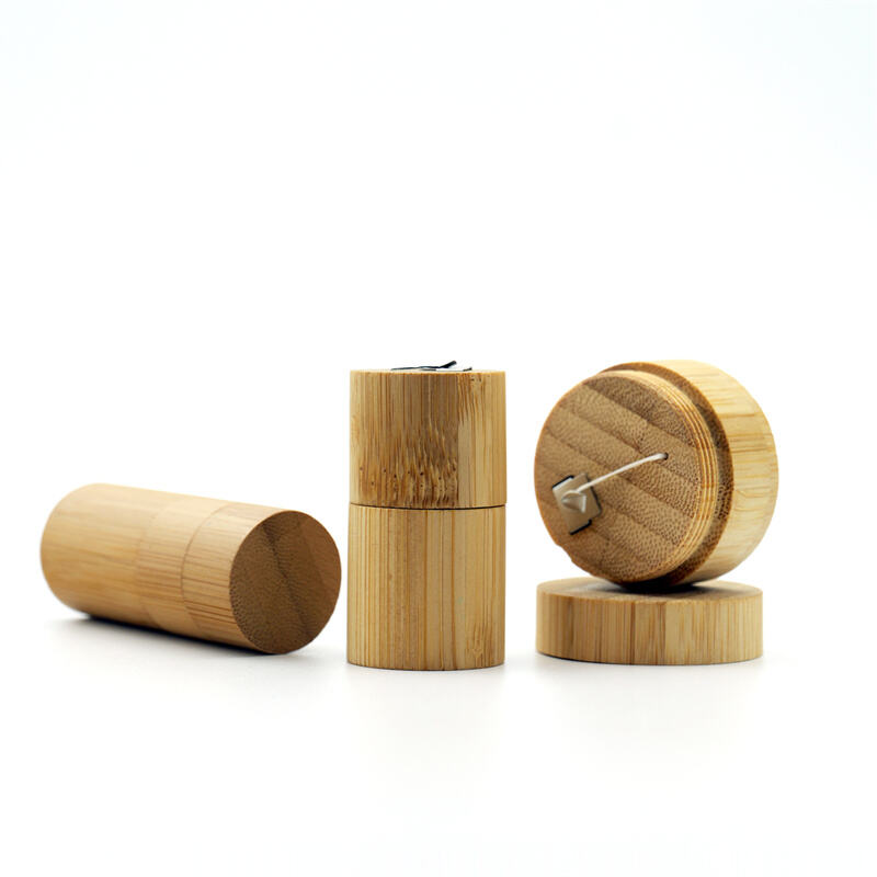 Glass bottle stainless steel bottle bamboo tube dental floss silk bamboo charcoal corn floss container eco dental floss bottle container