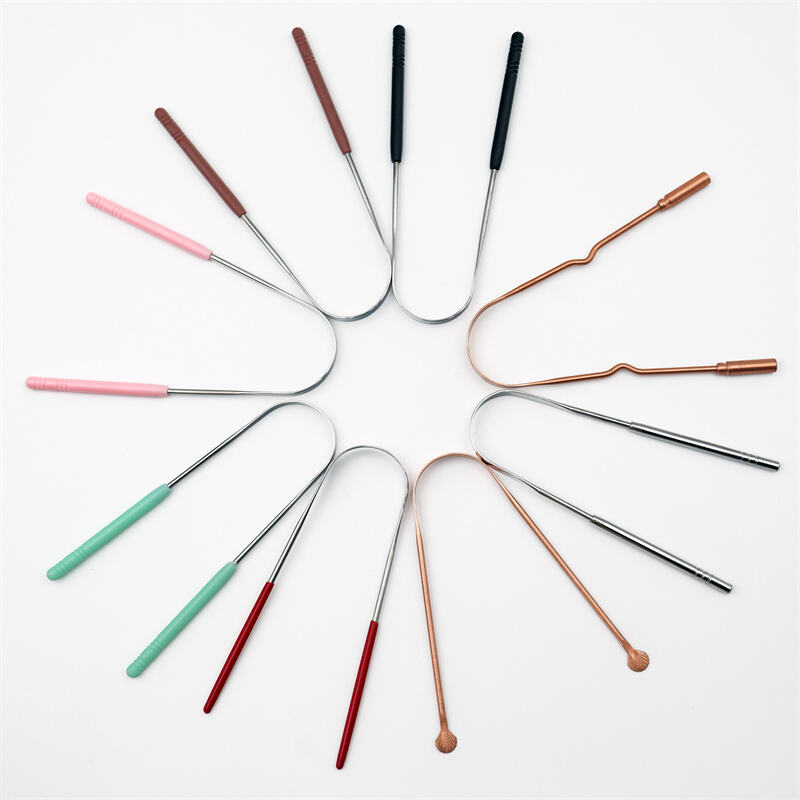 Medical Grade Stainless Steel Tongue Scraper Reusable Plastic-Free Oral Care Tool Zero Waste Tongue Scraper Plastic-Free for Daily Use