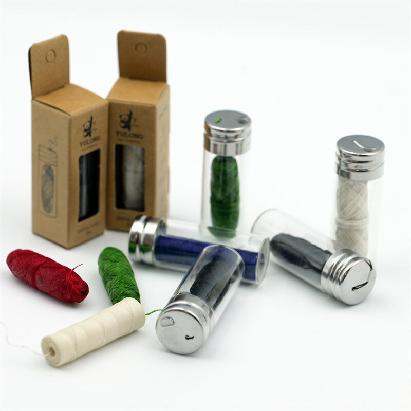 Glass bottle stainless steel bottle bamboo tube dental floss silk bamboo charcoal corn floss container eco dental floss bottle container