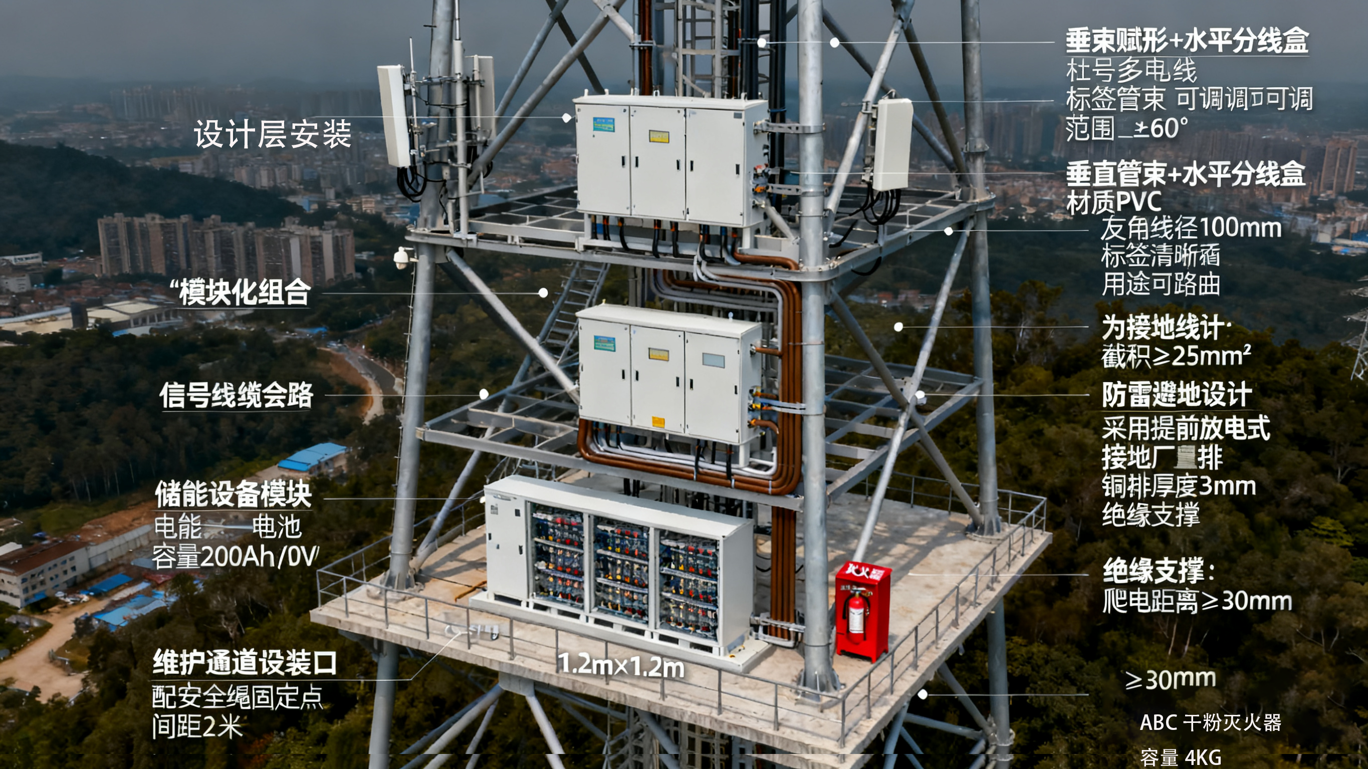 كيفية تخطيط توزيع فعال لمعدات أبراج الاتصالات؟