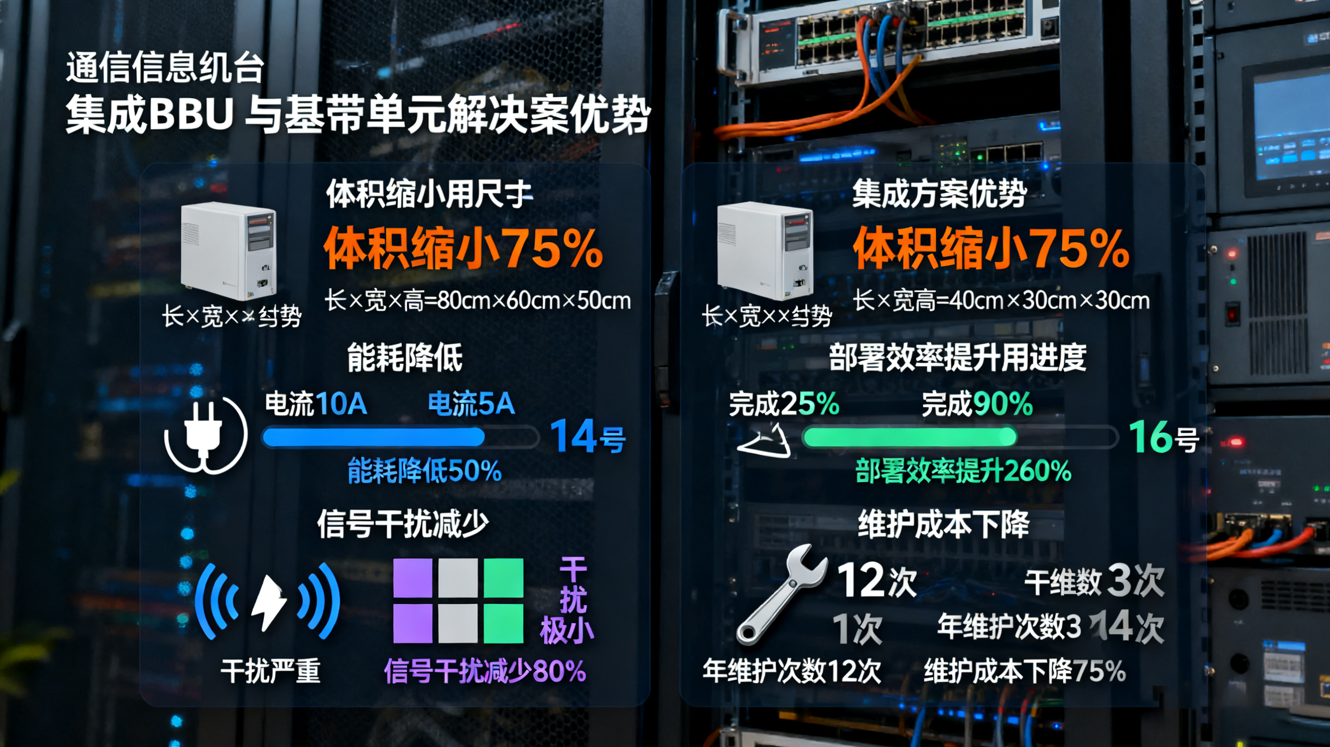 ما هي مزايا حلول وحدة BBU المتكاملة ووحدة النطاق الأساسي؟