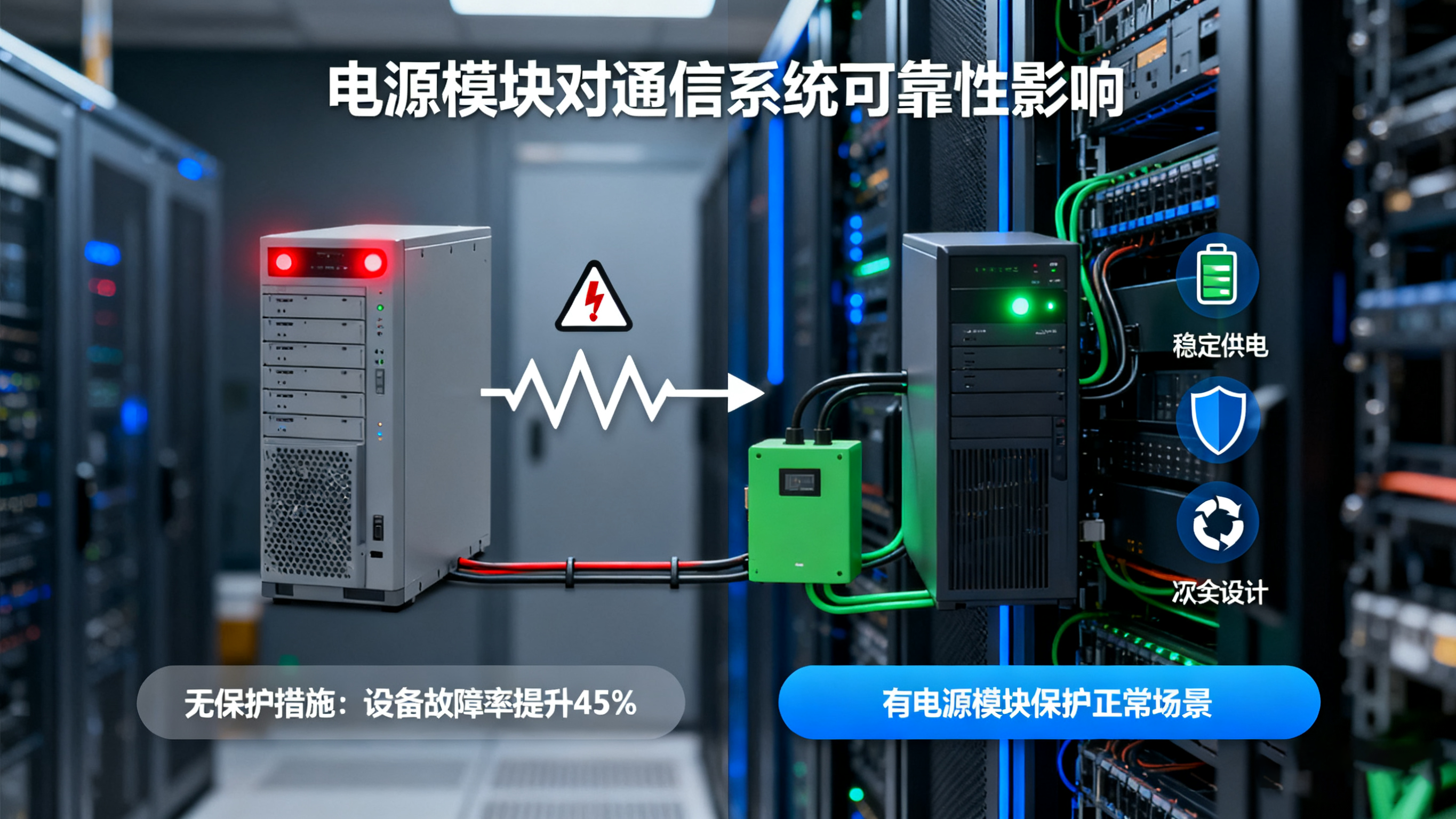 كيف تؤثر وحدات الطاقة على موثوقية أنظمة الاتصالات؟