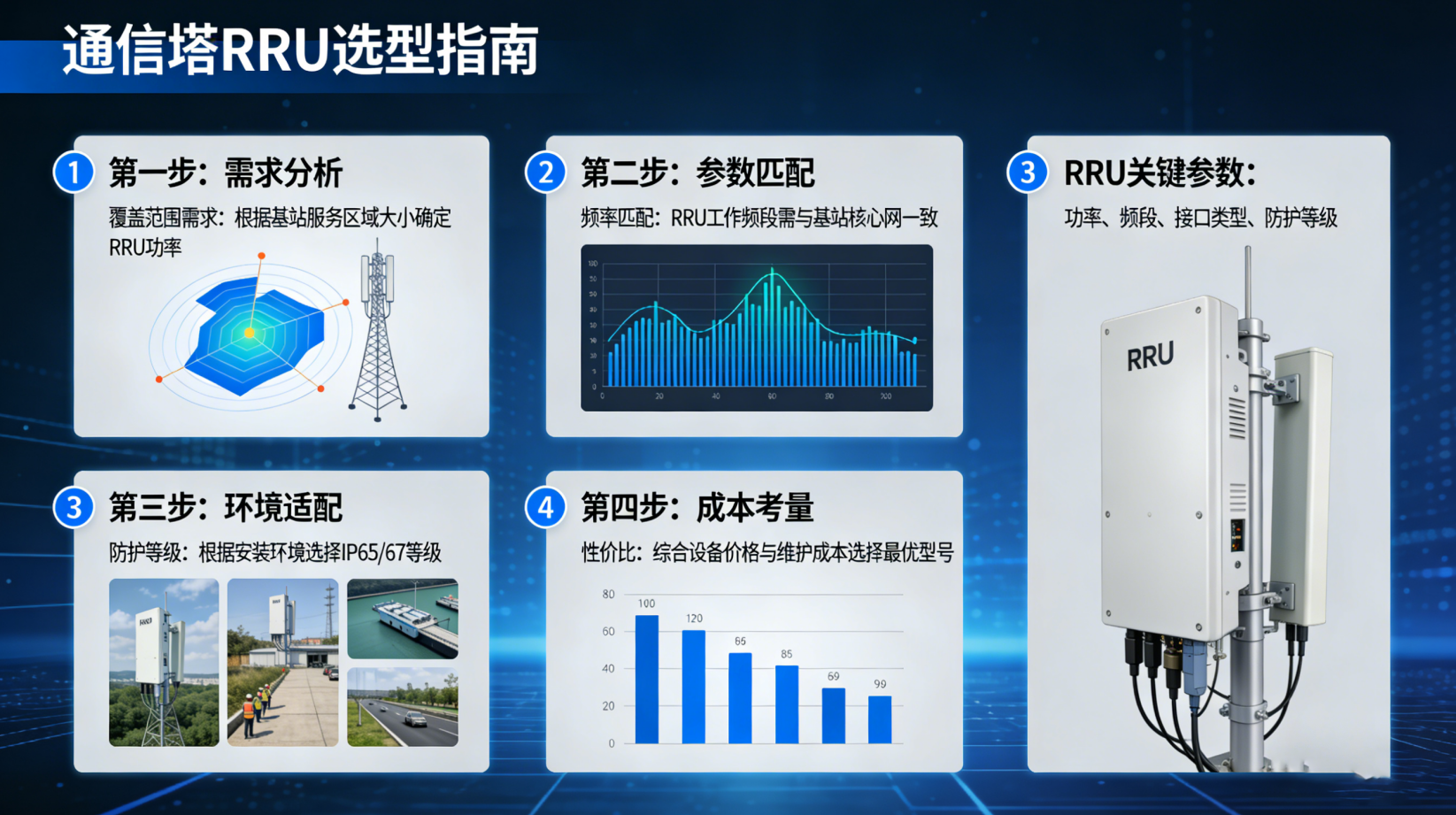 How to Select RRU for Communication Towers?\n