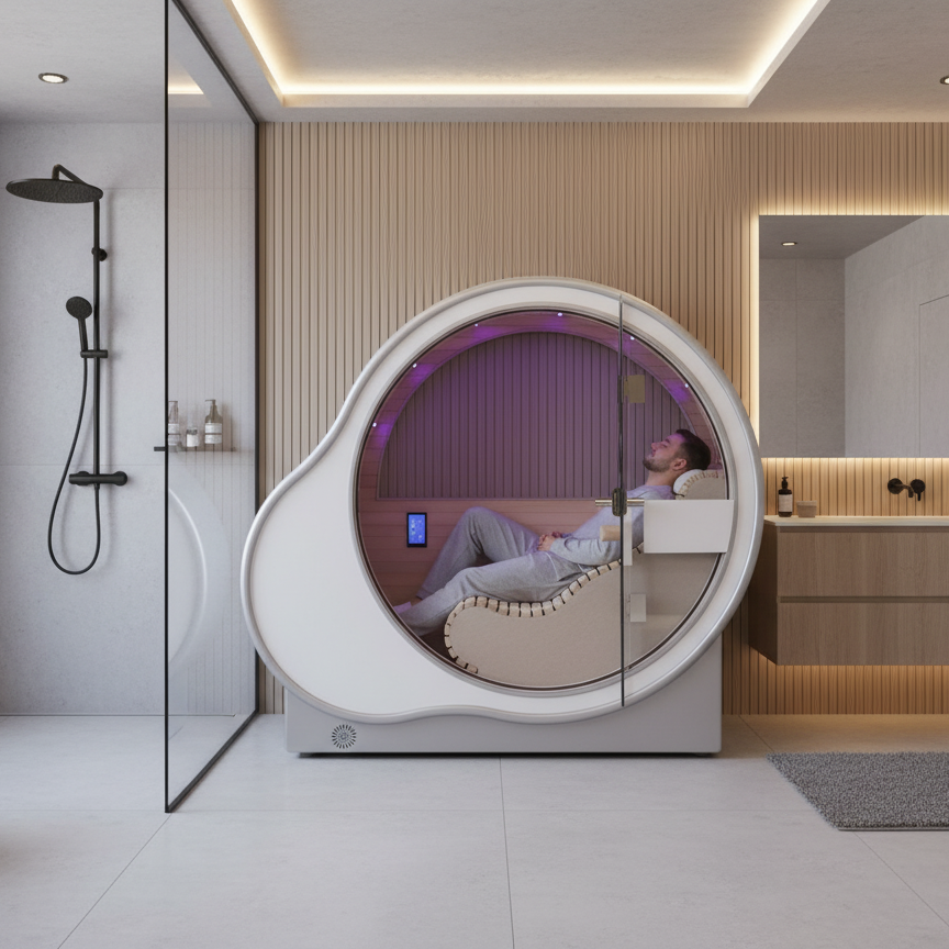 New Design Oxygen Chamber Far Infrared Sauna Room Home Sauna for Leisure