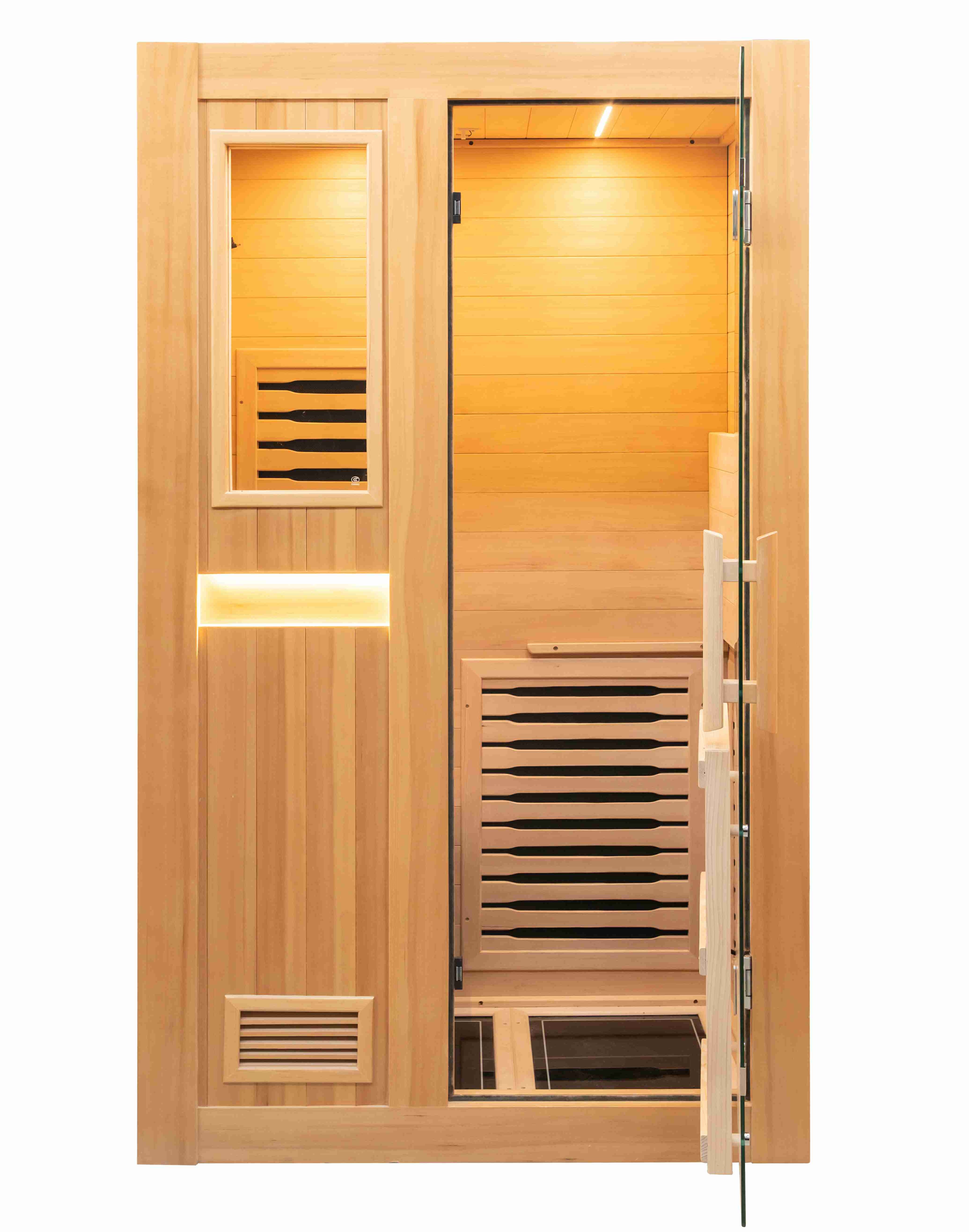 ETL SAA CE Good Privacy 2 People Indoor Sauna Far Infrared Sauna factory