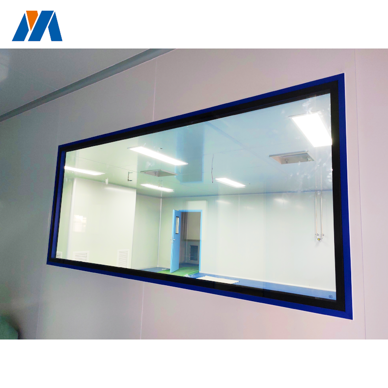 Wrap Type Galvanized Frame Hollow Double Cleanroom Window - Cost ...