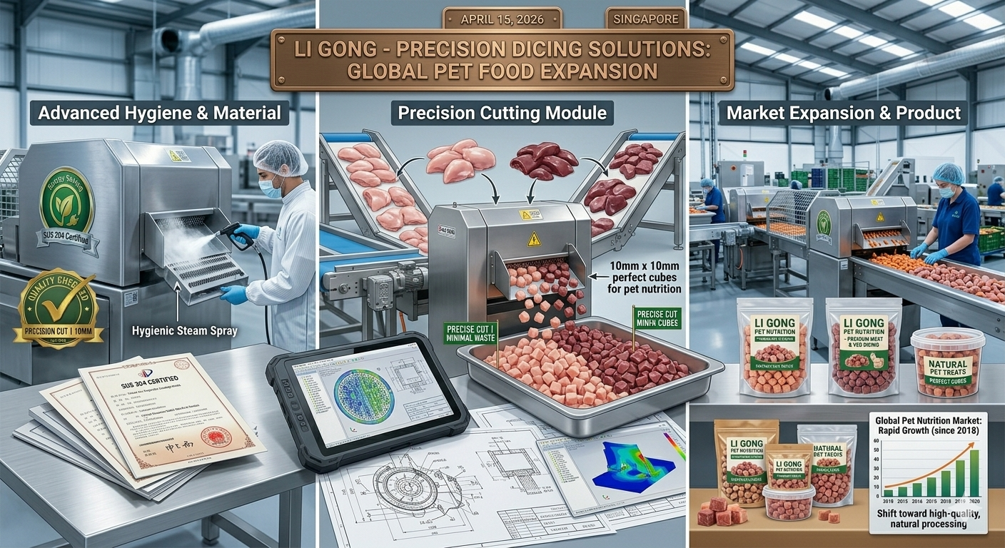 Li Gong Expands into Pet Food Sector with Precision Dicing Solutions
