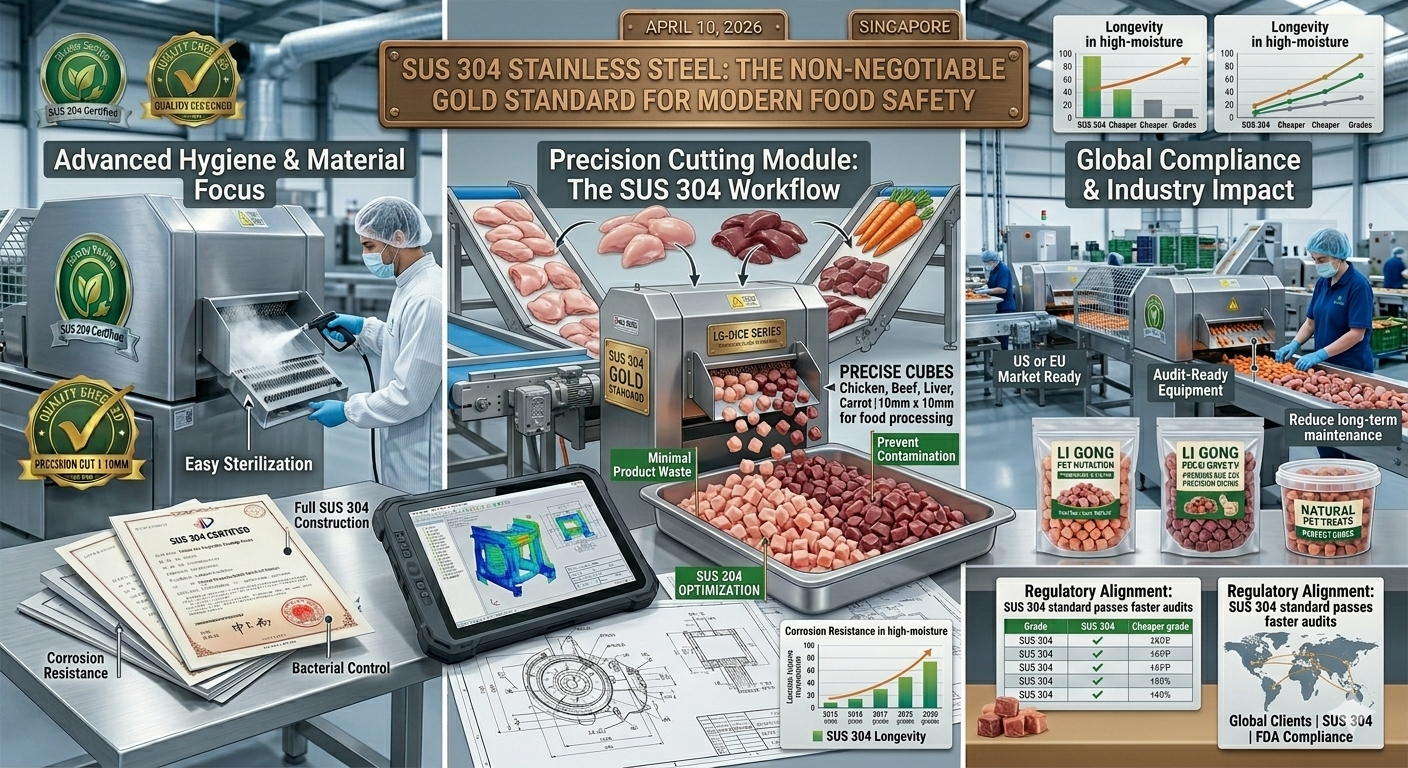 Why SUS 304 Stainless Steel is Non-Negotiable for Modern Food Safety