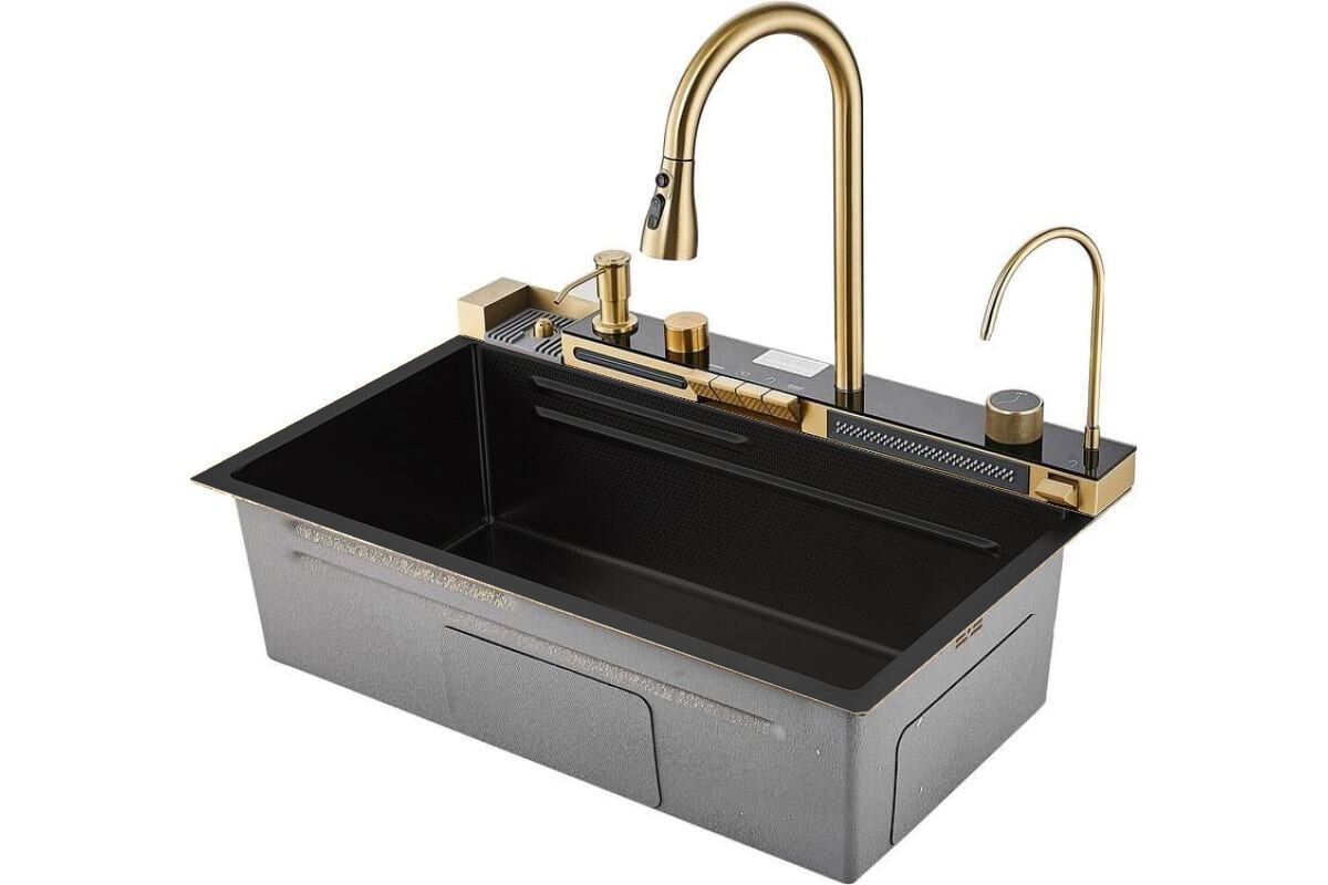 black kitchen sink 