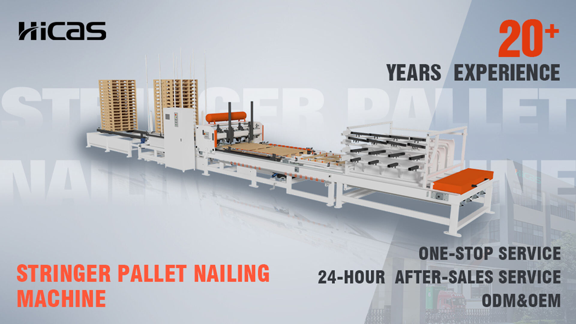 SF9010 Automatic Stringer Pallet Nailing Machine