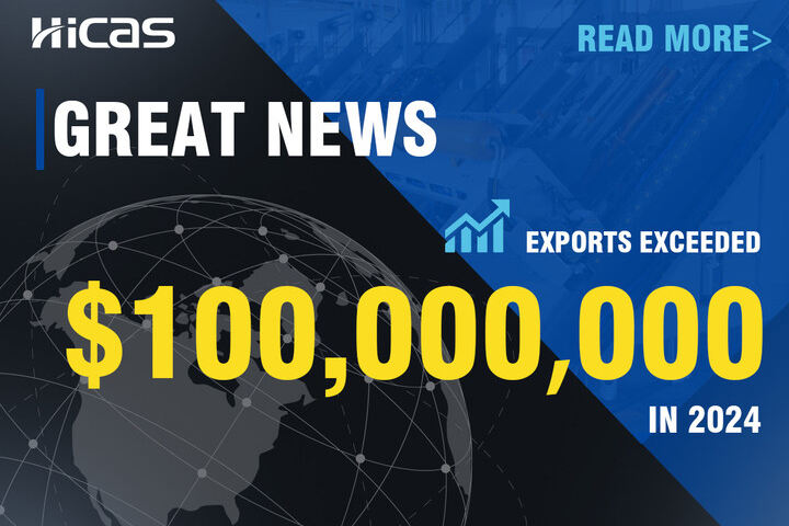 HICAS Achieves Over $100 Million in Export Volume in 2024