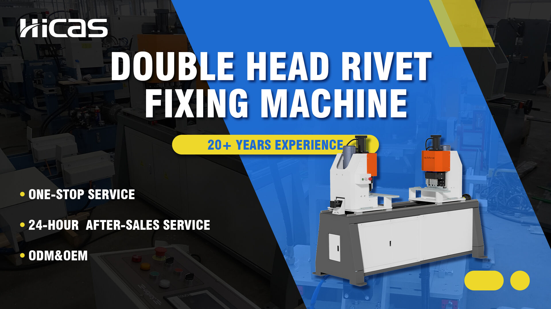 SF4051 Double Head Rivet Fixing Machine