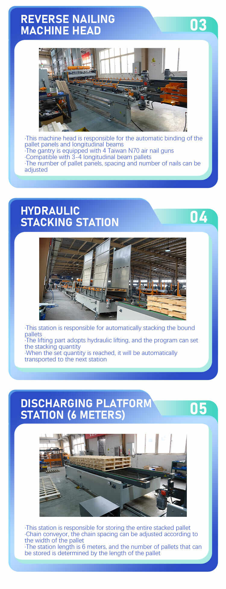 Advantages of SF9026C Pneumatic 3800mm Stringer Wooden Pallet (.jpg