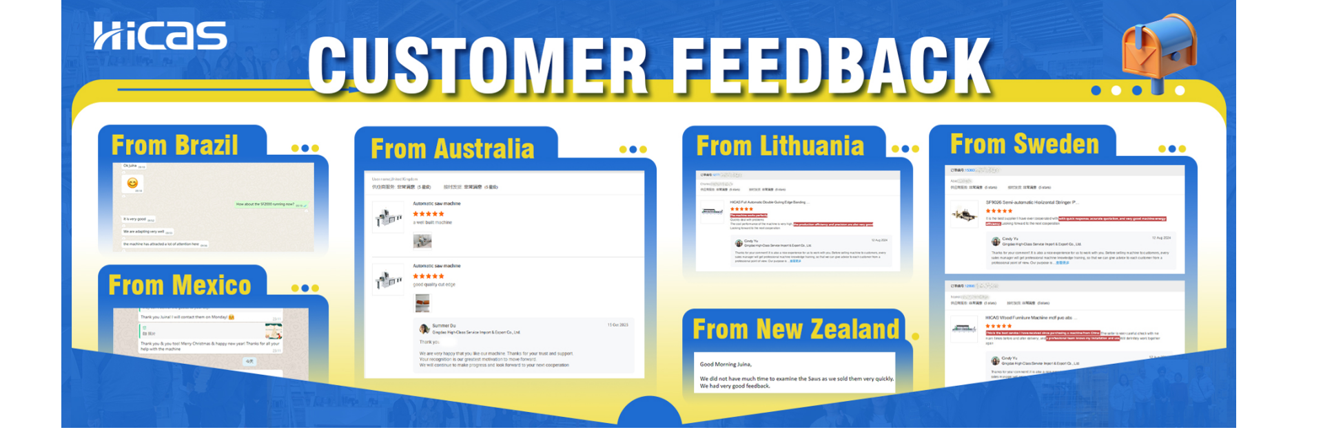 Five-star customer review