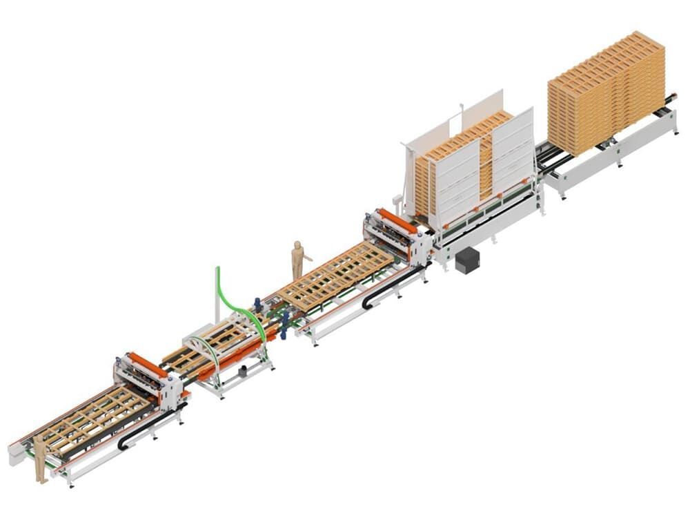 SF9026C Sistema di Assemblaggio di Pallet Extra-Lungo