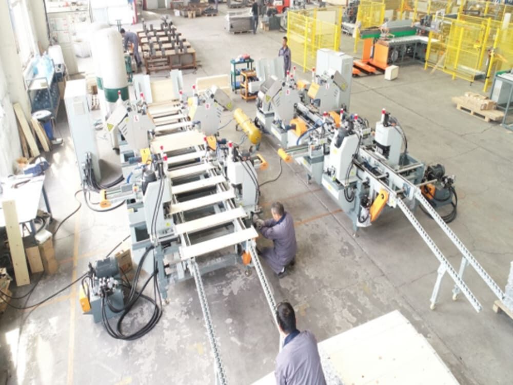 SF4060 Linea di produzione automatica di collari per pallet in legno