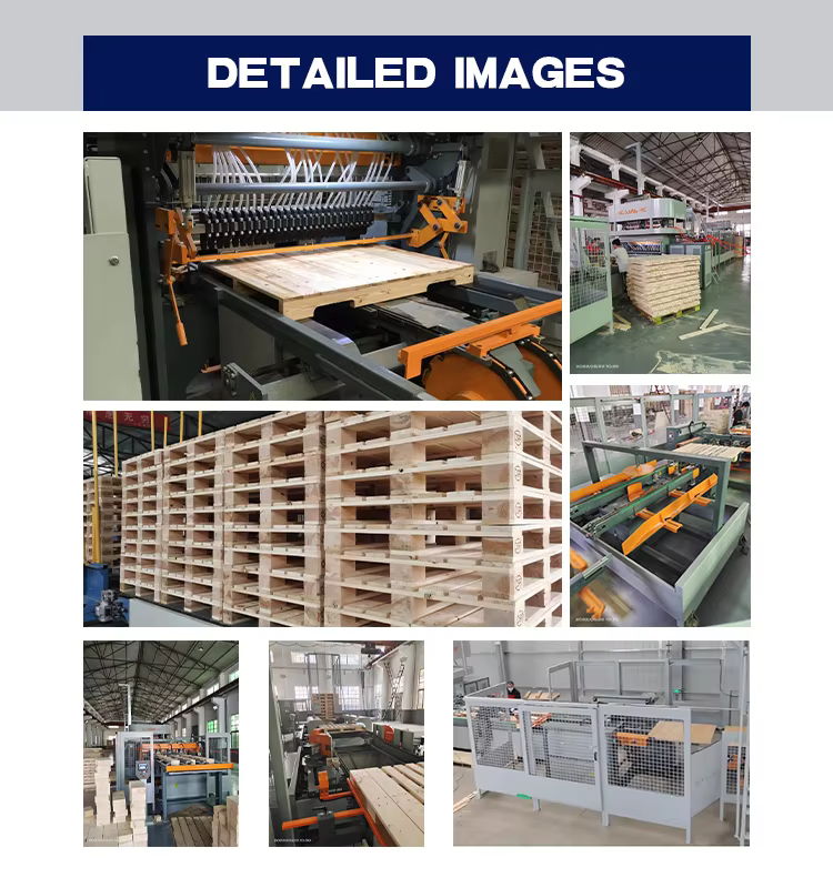 HICAS Automatic Automated Machines for Making American and European Wooden Pallets for Transport Logistics Industry details