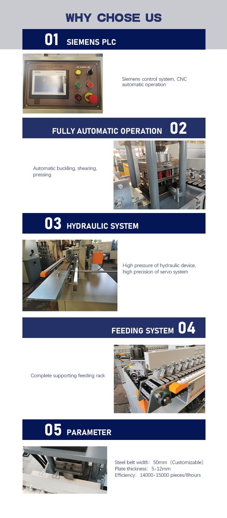 Saifan SF3203 Professional Single Mold Buckle Machine advantages.jpg