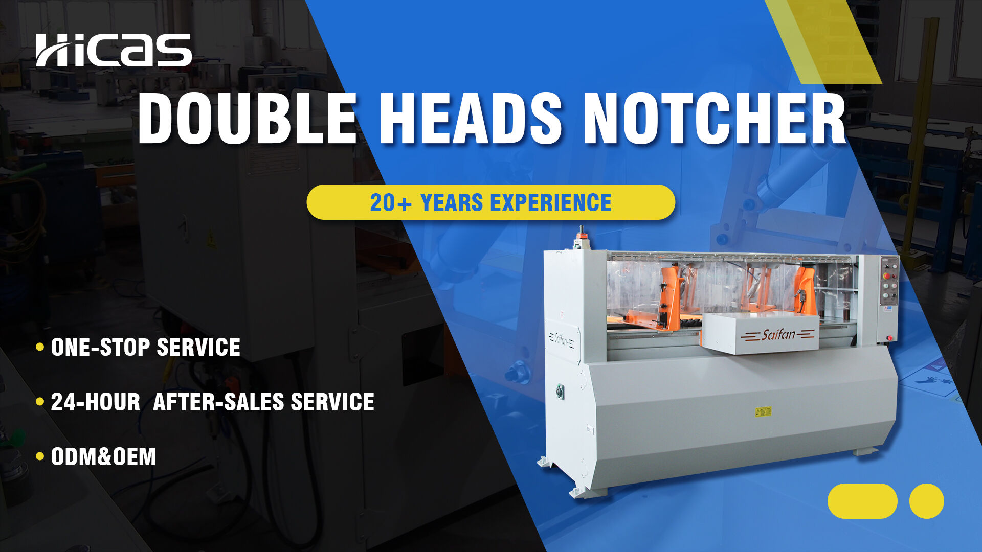 SF7013 Double Heads Notcher