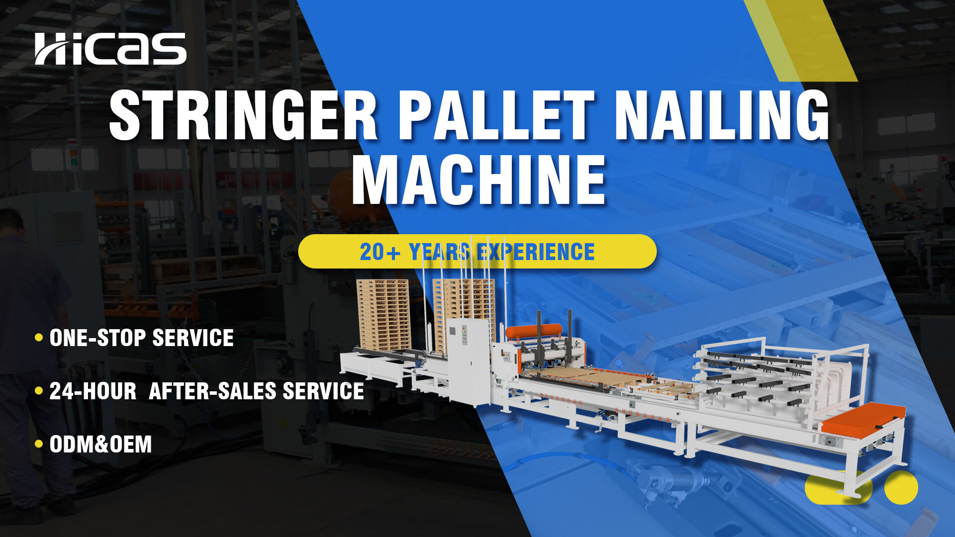 SF9010 Automatic Stringer Pallet Nailing Machine