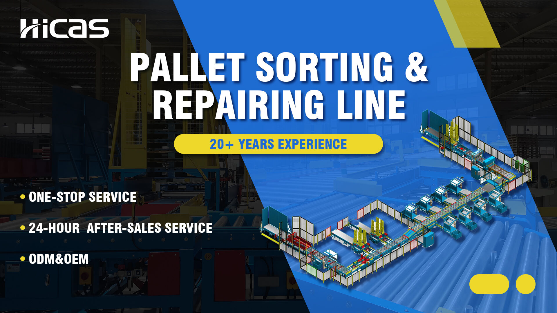 SF5000 Pallet Sorting & Repairing Line