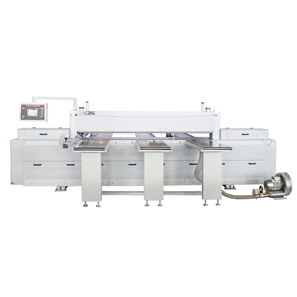 고정밀 수평 반자동 빔 패널 톱(380V, 13.2kW), PLC 코어 및 모터 MJB270A 탑재 목공 기계