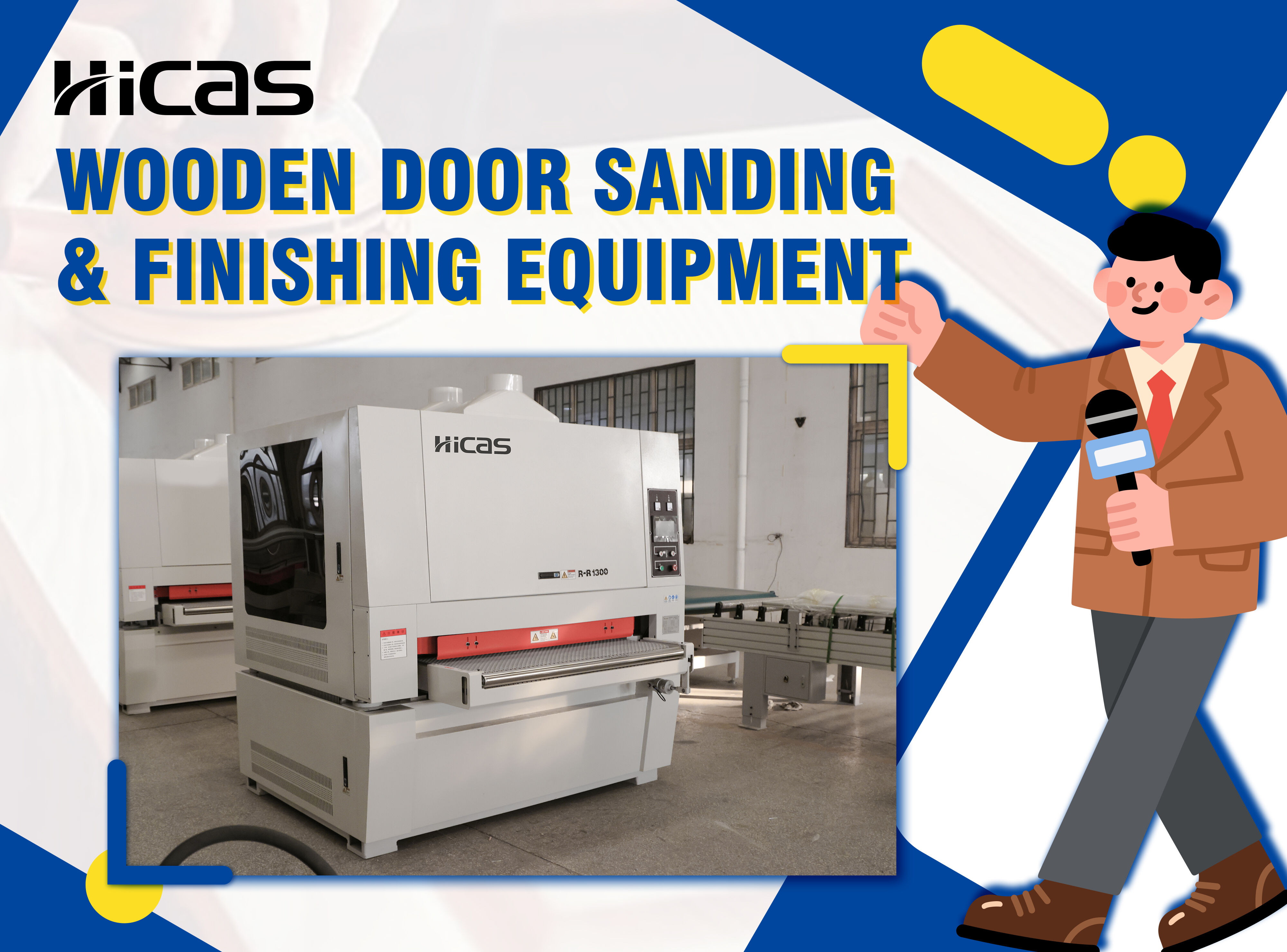 Wooden Door Sanding & Finishing Equipment