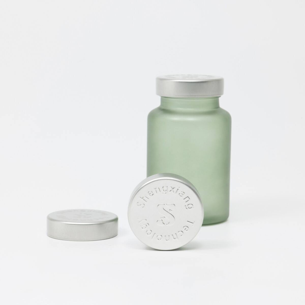 Custom 3D Embossed Logo Unishell Cap - Premium Bespoke Tinplate Closure for Skincare & Pharmaceutical Jars