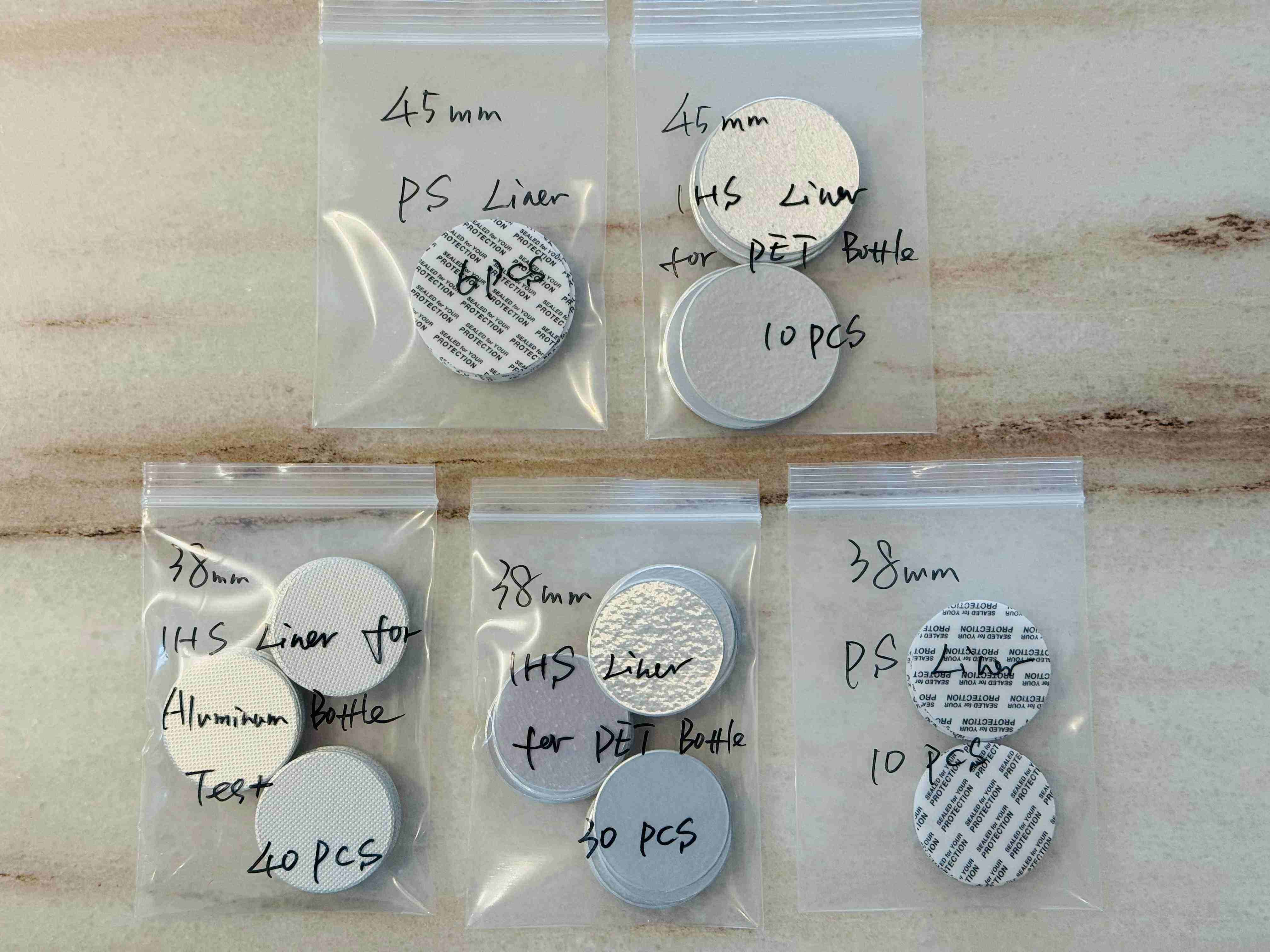 uniseel-customized-ihs-and-ps-sealing-liner-samples.jpg