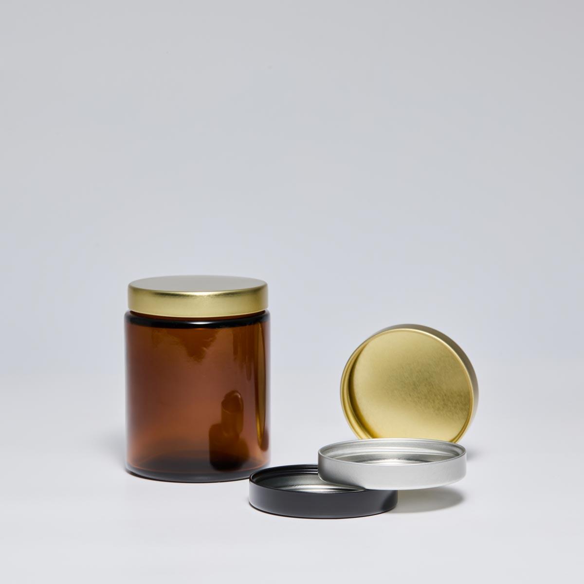 58/400 Unishell Cap for Cosmetic Skincare Jars - 58mm Tinplate Metal Closure