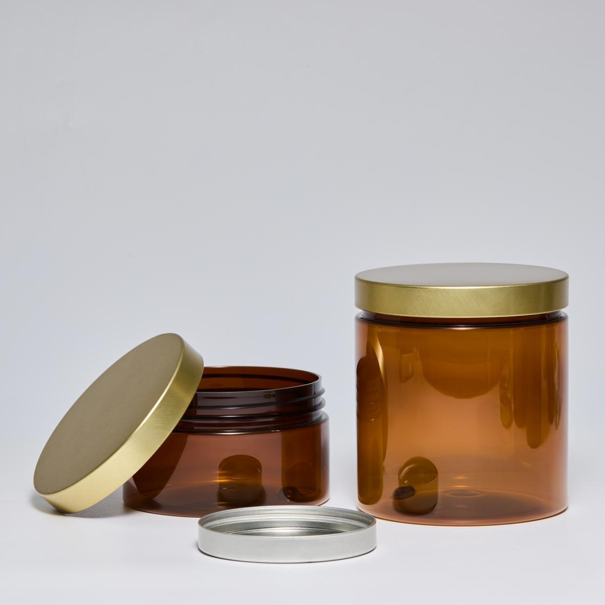 70/400 & 89/400 Unishell Caps for Bulk Supplement Jars - 70mm 89mm Tinplate Metal Closures