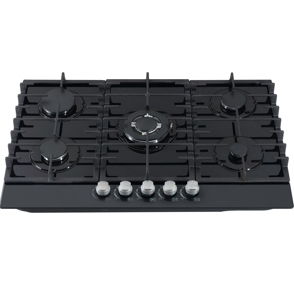 GS5G24 New Design Cooking 76CM Gas Stove Tempered Glass Gas Cooker Hobs Household Used  