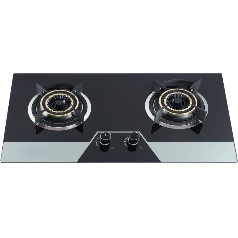 GS2G25 Hot Selling 2 Burner Mirror Glass Gas Hob Built-in Gas Stove