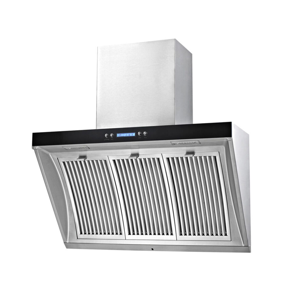 RSD-9 रसोई चिमनी रेंज हुड 90 सेमी स्टेनलेस स्टील तांबे की मोटर रसोई हुड कुकर