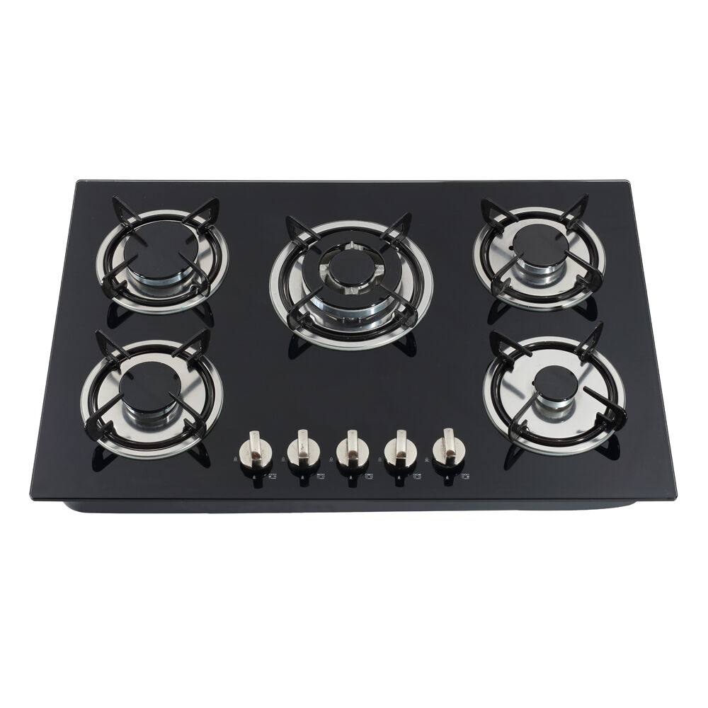 GS5G21 Foshan Kitchen Appliance 86CM Gas Stove Tempered Glass Gas Hobs Household Used  