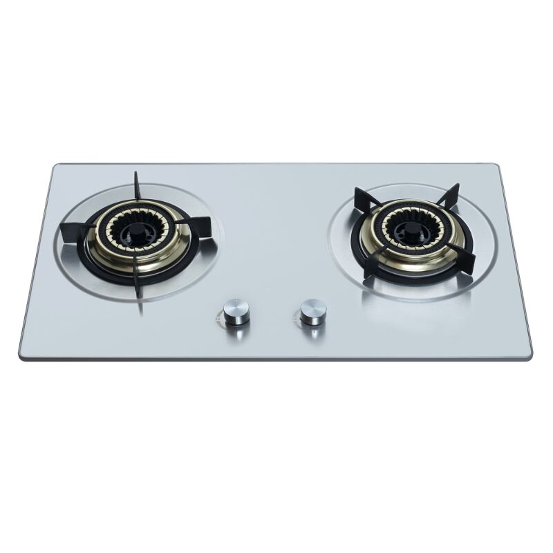 GS2S22 Factory Built in 2 Burner Gas Stove 75CM Stainless Steel Gas Hobs Household used