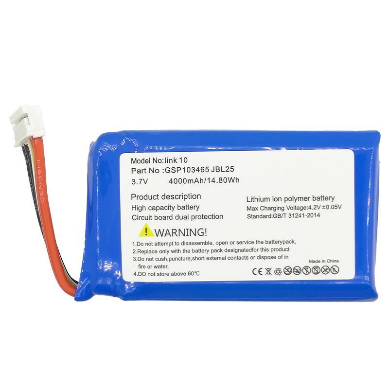 Compact 3.7v 3600mAh  Lithium Battery Replacement for JBL Link10 Bluetooth Speaker